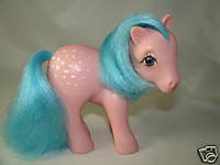 My Little Pony FRANCE COTTON CANDY with blue hair MLP